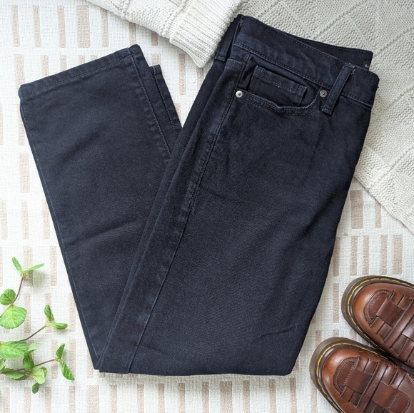 Banana Republic Denim - Banana Republic | 28 | High Rise Straight | Dark Wash Denim